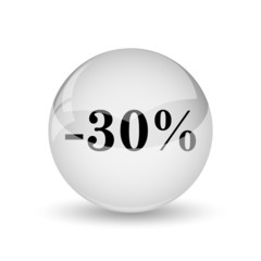 30 percent discount icon