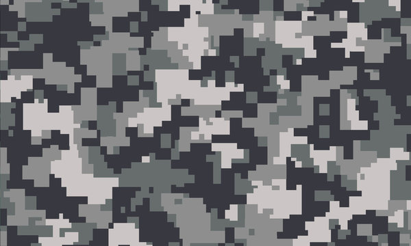 vector background of grey digital camoflage
