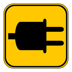 Power cord sign button.