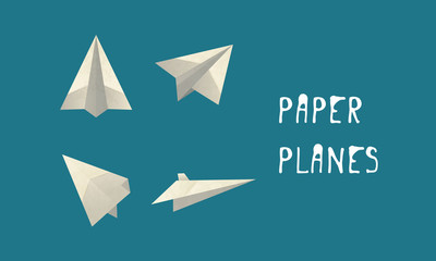 бумажный самолетик