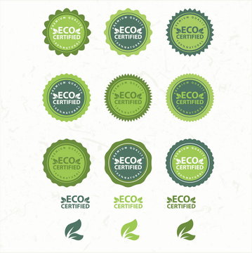 Eco And Bio Labels Collection