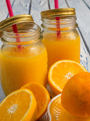 Frischer Orangensaft selbstgemacht