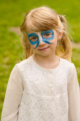 girl with facepainting