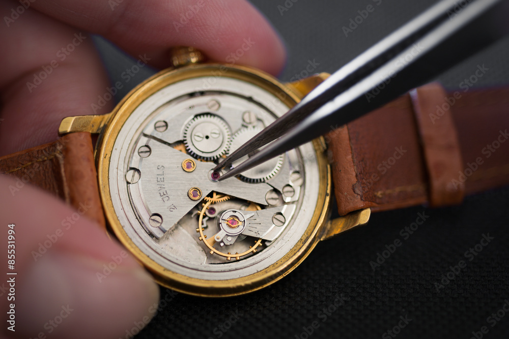 Sticker Repair of watches