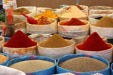 Maroc, march&eacute; aux &eacute;pices 1