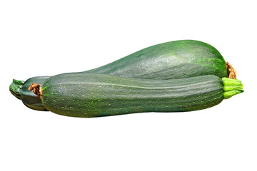 Zucchini vegetable taken closeup.Isolated.