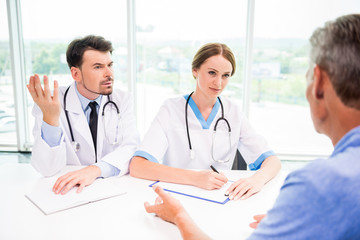 Fototapeta premium Doctor and patient