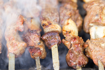 barbecue on the grill