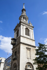 Fototapeta na wymiar St. Mary-le-Bow Church in London