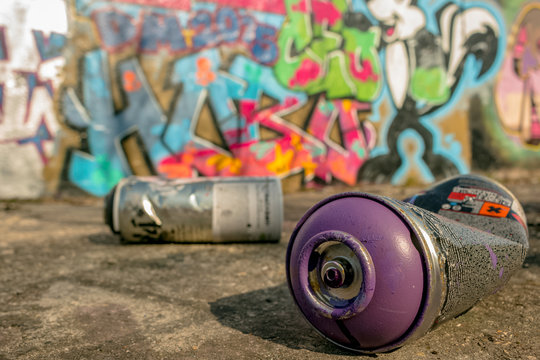 Fototapeta Spray Can Used For Graffiti   Stock image