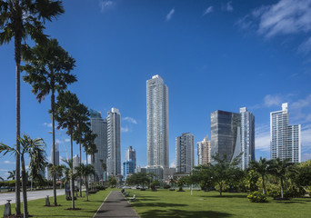 Obraz premium Promenade in Panama Stadt