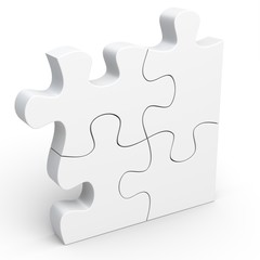 3d Jigsaw Puzzle Concept