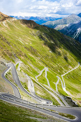 road at Passo dello Stelvio, Alto Adige, Italy