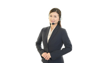 笑顔のオペレーター