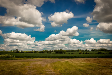 Obraz premium Blue Sky & Clouds in the Countryside | Stock image