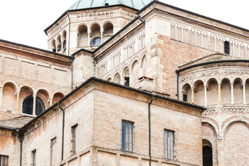 Fototapeta na wymiar detail of Parma Cathedral, Emilia-Romagna, Italy