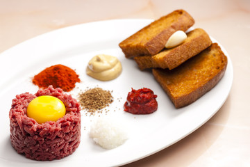 sirloin steak tartare