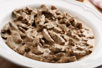 Beef Stroganoff