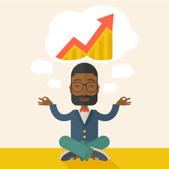 African Businessman get the idea