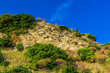 Fototapeta na wymiar Landscape view on mountain in Montenegro