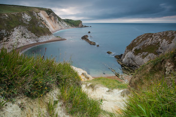 Beach in Jurassic Coast in Dorset, UK