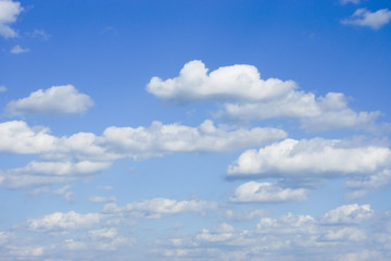 Blue sky with clouds