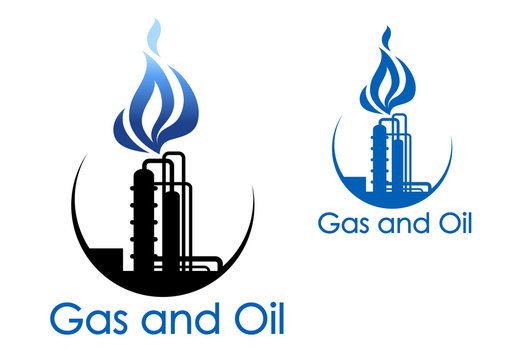 Gas and oil industry symbol