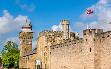 View of Cardiff Castle - Wales, Great Britain © Leonid Andronov