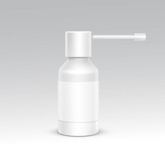 Spray Bottle White Plastic Packaging Container Set