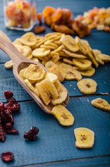 Dried fruits, healthy and delicious