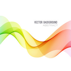Abstract curved lines background. Template brochure design