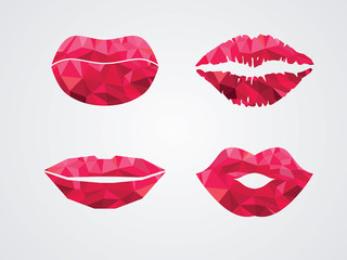 Vector illustration of mouth