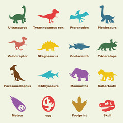 dinosaur elements © tulpahn