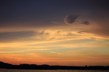 Cloud and Sunset