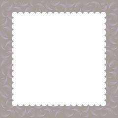 Floral background. Patten with decorative flowers.