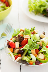 fresh vegetable salad for health