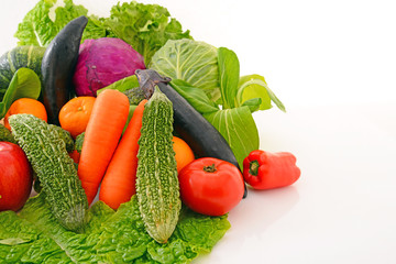 新鮮な野菜と果物