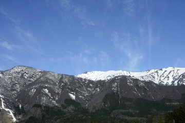 Hakuba mountains in Nagano, Japan