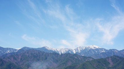 Hakuba mountains in Nagano, Japan
