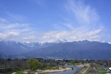 Hakuba mountains in Nagano, Japan 
