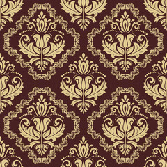 Damask Seamless Vector Pattern
