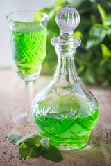 Green drink with soda