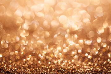 Golden Glitter Background