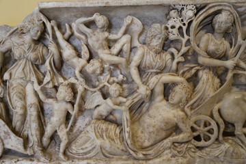 Sarcophagus Panel with the Myth of Endymion and Selene
