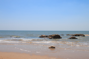 Rocks on the beach