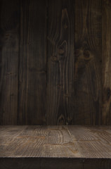 the brown old vertical wood texture