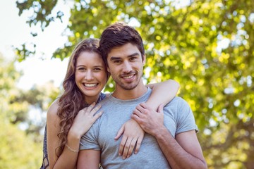 Fototapeta premium Cute couple in the park