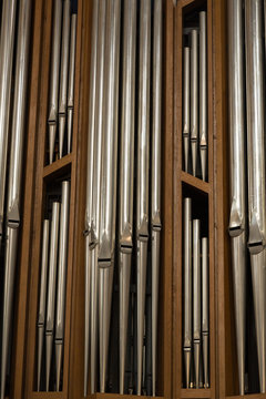 church organ pipes, Nuremberg, Germany