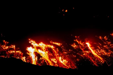 Crédence de cuisine en verre imprimé Volcan Eruption of Etna volcano's May 16, 2015