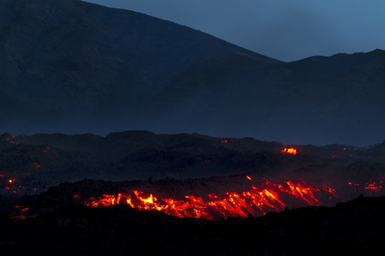 Eruption of Etna volcano's May 16, 2015